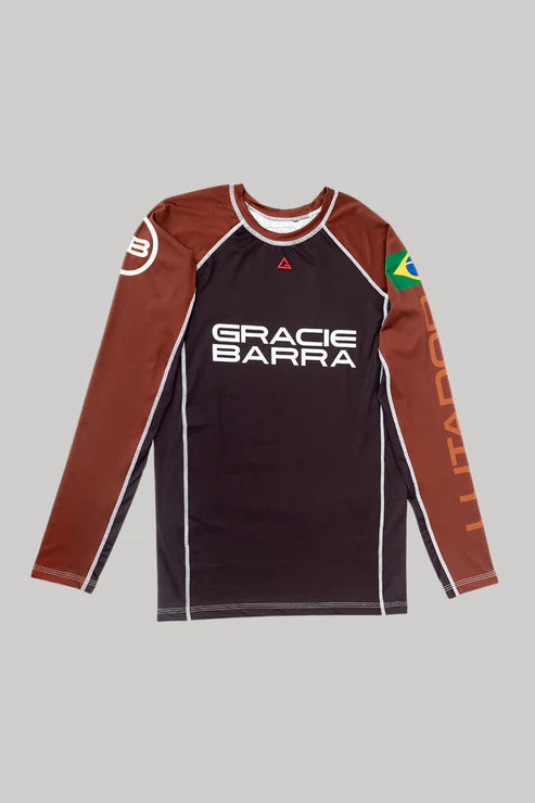 Rashguard ML MARRON Lutador - Masculino