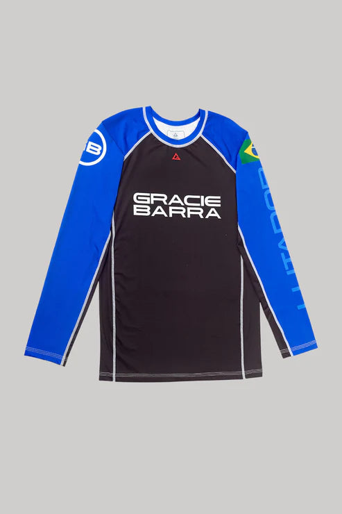 Rashguard ML AZUL Lutador - Adulto