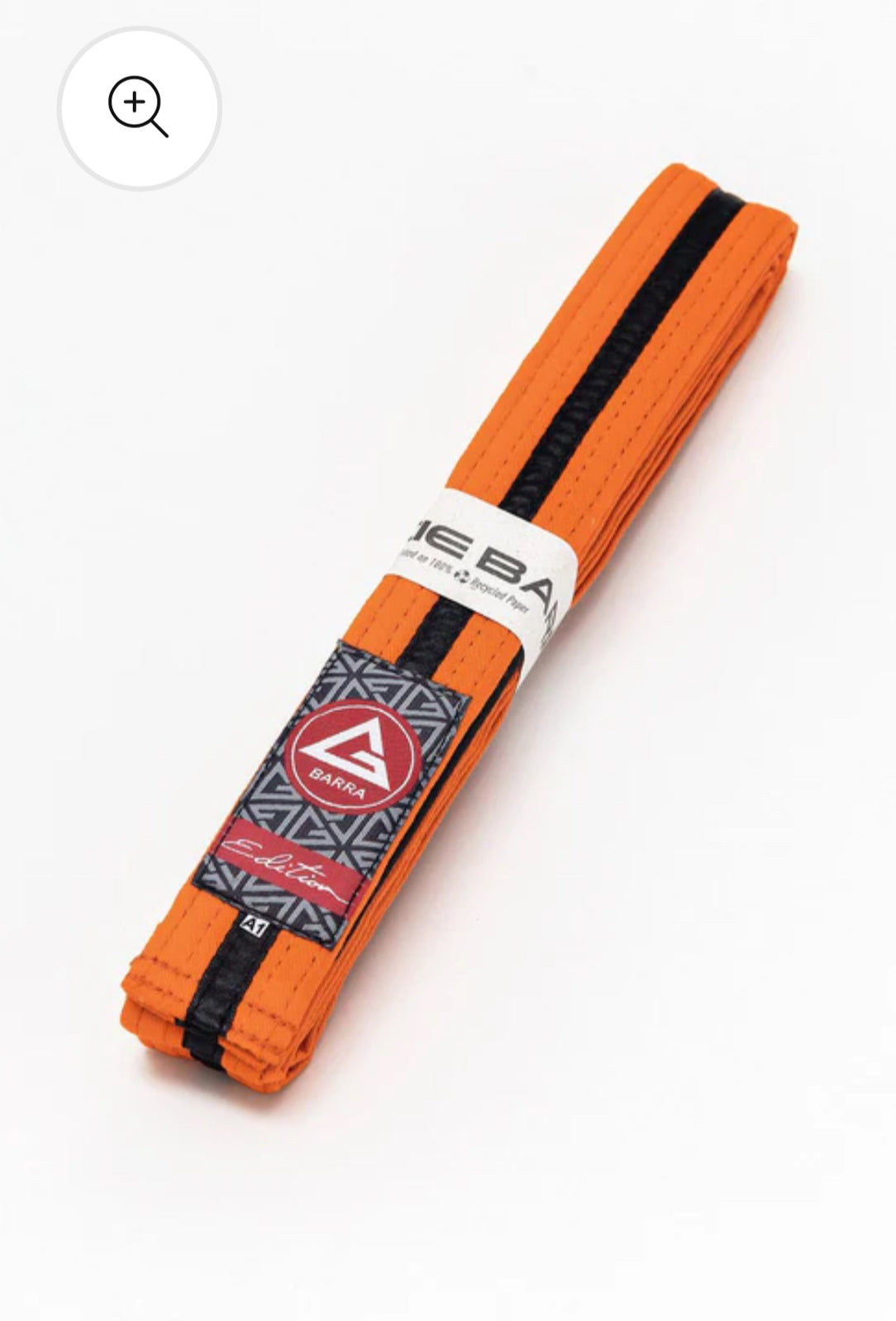 Cinturón GB Kids Naranja Con Negro