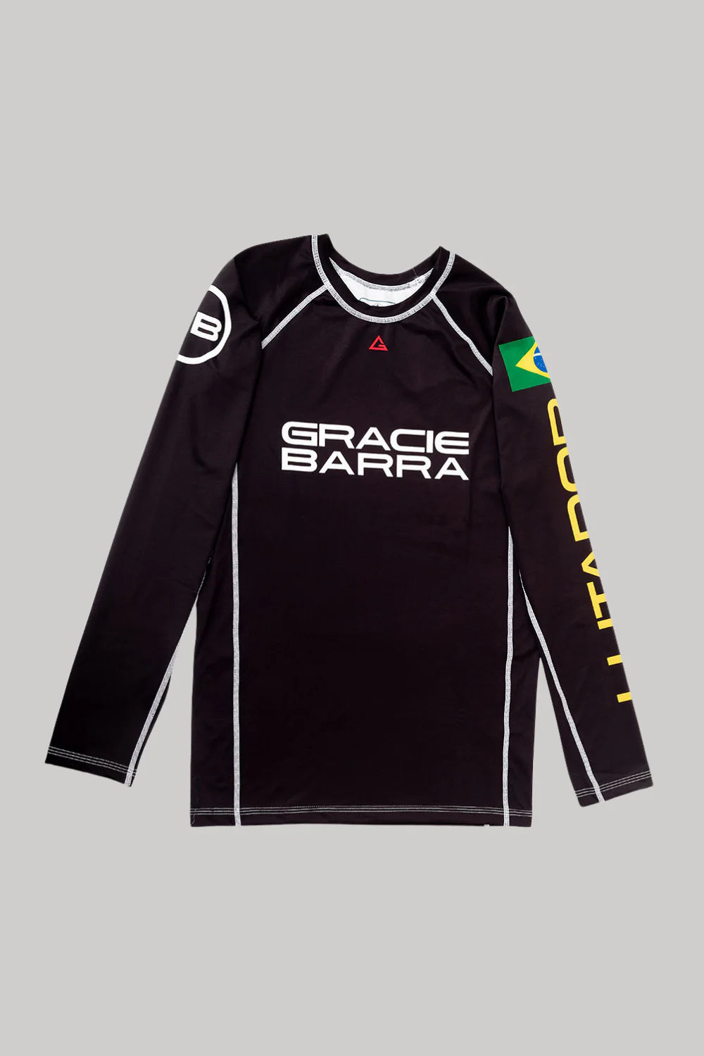 Rashguard NEGRA Lutador (Mangas Largas) - Masculino